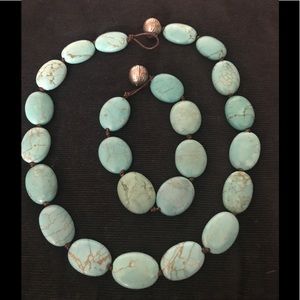 Turquoise Necklace & Bracelet/Lord & Taylor’s